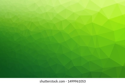 Light Green vector abstract polygonal texture. An elegant bright illustration with gradient. Elegant pattern for a brand book.