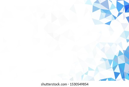Light Green vector abstract polygonal background. Modern abstract illustration with triangles. Textured pattern for your backgrounds.