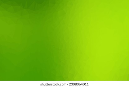 Diseño poligonal abstracto del vector verde claro. Ilustración abstracta colorida con gradiente. Patrón triangular para el diseño de su negocio.