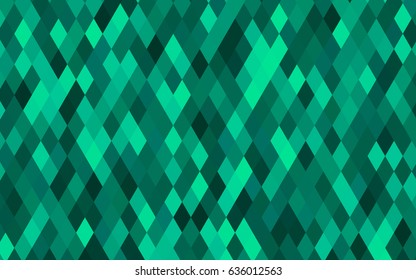 Light Green vector abstract polygonal template. Brand-new colored illustration in blurry style with gradient. The completely new template can be used for your brand book.