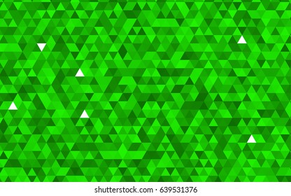 Light Green vector abstract polygonal pattern. A sample with polygonal shapes. The polygonal design can be used for your web site.