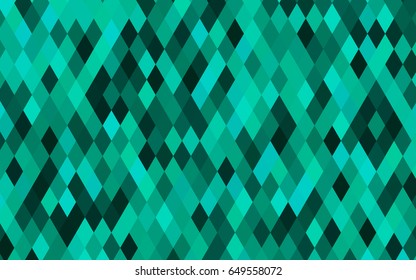 Light Green vector abstract polygonal template. Triangular geometric sample with gradient.  Brand-new design for your business.