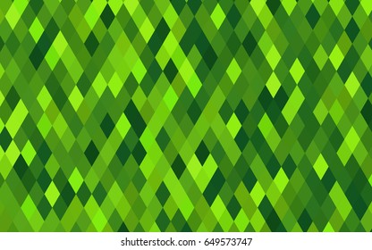 Light Green vector abstract polygonal template. Modern geometrical abstract illustration with gradient. A completely new design for your business.
