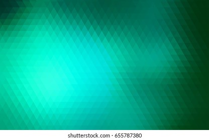 Light Green vector abstract polygonal pattern. An elegant bright illustration with gradient. A completely new template for your business design.