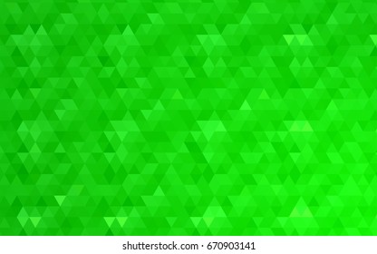 Light Green vector abstract polygonal template. Creative geometric illustration in Origami style with gradient. The polygonal design can be used for your web site.