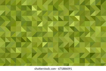 Light Green vector abstract polygonal pattern. An elegant bright illustration with gradient. The completely new template can be used for your brand book.