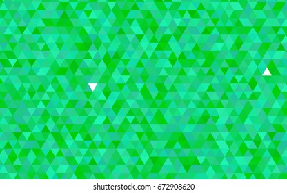 Light Green vector abstract polygonal template. Shining colored illustration in a brand-new style. The textured pattern can be used for background.