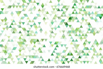 Light Green vector abstract polygonal background. Brand-new colored illustration in blurry style with gradient. A completely new design for your business.