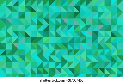 Light Green vector abstract polygonal pattern. A vague abstract illustration with gradient. The elegant pattern can be used as part of a brand book.