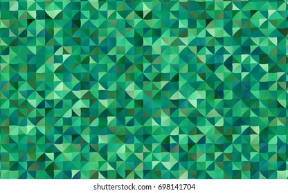 Light Green vector abstract polygonal template. Colorful abstract illustration with gradient. A new texture for your design.