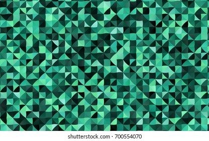 Light Green vector abstract polygonal background. Creative geometric illustration in Origami style with gradient. A new texture for your design.
