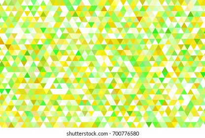 Light Green vector abstract polygonal pattern. Creative illustration in halftone style with gradient. A completely new template for your business design.