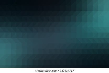 Light Green vector abstract polygonal background. Creative illustration in halftone style with gradient. The template can be used as a background for cell phones.