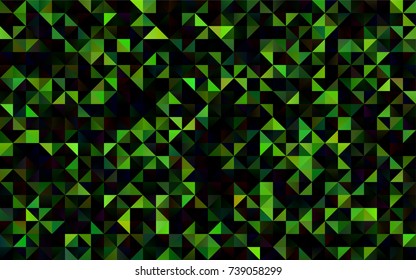 Light Green vector abstract polygonal template. A completely new color illustration in a vague style. A completely new design for your business.