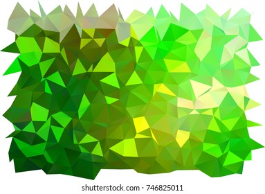 Light Green vector abstract polygonal template. Colorful illustration in abstract style with gradient. A completely new template for your business design.