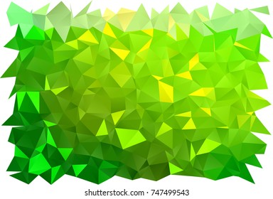 Light Green vector abstract polygonal pattern. Modern geometrical abstract illustration with gradient. The elegant pattern can be used as part of a brand book.