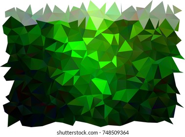 Light Green vector abstract polygonal pattern. Modern geometrical abstract illustration with gradient. The textured pattern can be used for background.