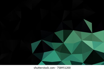 Light Green vector abstract polygonal background. An elegant bright illustration with gradient. A new texture for your design.