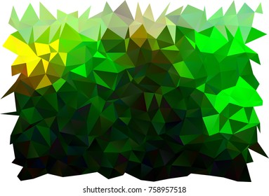 Light Green vector abstract polygonal background. Colorful illustration in abstract style with gradient. The template can be used as a background for cell phones.