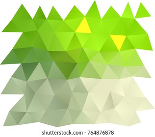 Light Green vector abstract polygonal template. Brand-new colored illustration in blurry style with gradient. A completely new design for your business.