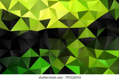 Light Green vector abstract polygonal template. An elegant bright illustration with gradient. The template can be used as a background for cell phones.