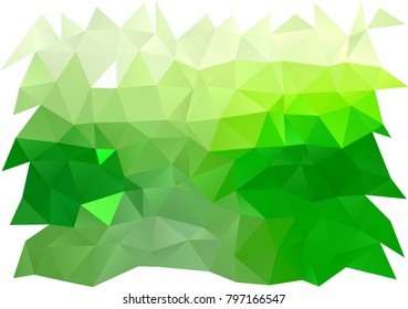 Light Green vector abstract polygonal background. An elegant bright illustration with gradient. Brand-new design for your business.