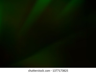 Light Green vector abstract template. A vague abstract illustration with gradient. The blurred design can be used for your web site.