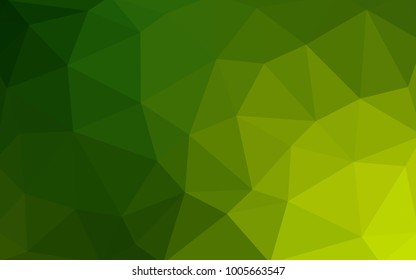 Light Green vector abstract textured polygonal background. Blurry triangle design. Pattern can be used for background.