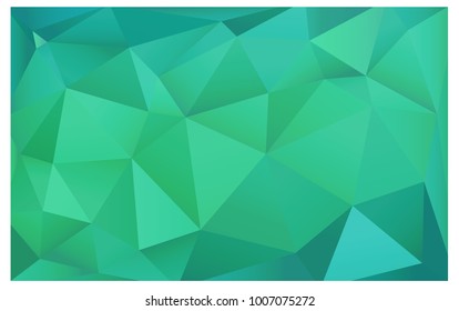 Light Green vector abstract textured polygonal background. Blurry triangle design. Pattern can be used for background.