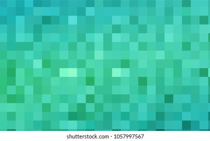 Light Green vector abstract textured polygonal background. Blurry rectangular design. The pattern with repeating rectangles can be used for background.