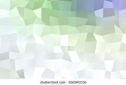 Light Green vector abstract textured polygonal background. Blurry rectangular design. The pattern with repeating rectangles can be used for background.