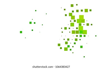 Light Green vector abstract textured polygonal background. Blurry rectangular design. The pattern with repeating rectangles can be used for background.