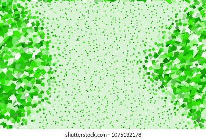 Light Green vector abstract textured polygonal background. Blurry rectangular design. The pattern with repeating rectangles can be used for background.