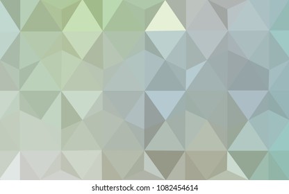 Light Green vector abstract textured polygonal background. Blurry triangle design. Pattern can be used for background.