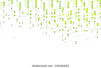 Light Green vector abstract textured polygonal background. Blurry rectangular design. The pattern with repeating rectangles can be used for background.