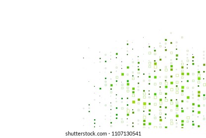 Light Green vector abstract textured polygonal background. Blurry rectangular design. The pattern with repeating rectangles can be used for background.