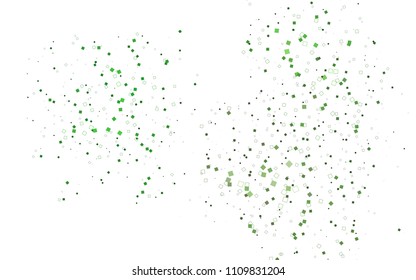 Light Green vector abstract textured polygonal background. Blurry rectangular design. The pattern with repeating rectangles can be used for background.