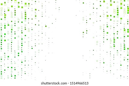 Light Green vector abstract textured polygonal background. Blurry rectangular design. The pattern with repeating rectangles can be used for background.