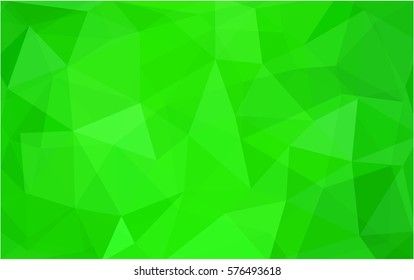 Light Green vector abstract textured polygonal background. Blurry triangle design. Pattern can be used for background.