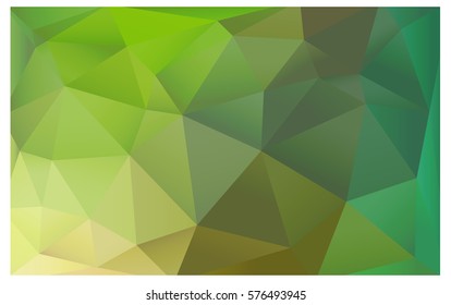 Light Green vector abstract textured polygonal background. Blurry triangle design. Pattern can be used for background.