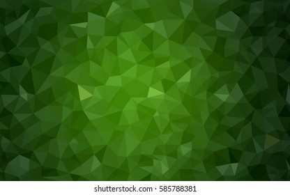 Light Green vector abstract textured polygonal background. Blurry triangle design. Pattern can be used for background.