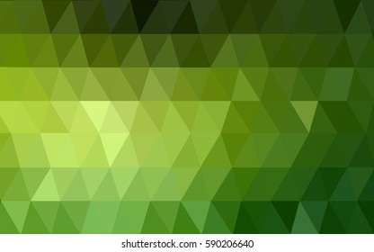 Light Green vector abstract textured polygonal background. Blurry triangle design. Pattern can be used for background.