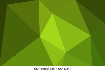 Light Green vector abstract textured polygonal background. Blurry triangle design. Pattern can be used for background.