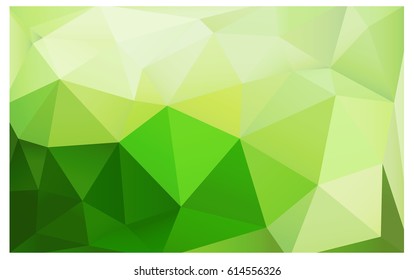 Light Green vector abstract textured polygonal background. Blurry triangle design. Pattern can be used for background.