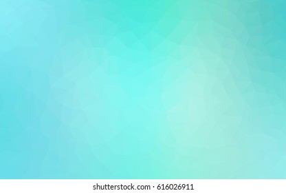 Light Green vector abstract textured polygonal background. Blurry triangle design. Pattern can be used for background.