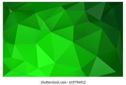 Light Green vector abstract textured polygonal background. Blurry triangle design. Pattern can be used for background.