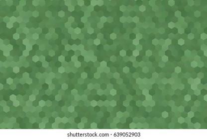 Light Green vector abstract textured polygonal background. Brand-new blurry hexagonal design. Pattern can be used for background.
