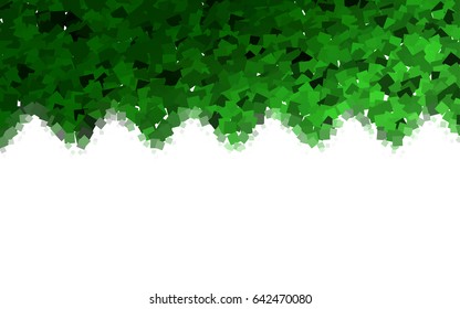 Light Green vector abstract textured polygonal background. Blurry rectangular design. The pattern with repeating rectangles can be used for background.