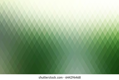 Light Green vector abstract textured polygonal background. Blurry rectangular design. The pattern with repeating rectangles can be used for background.