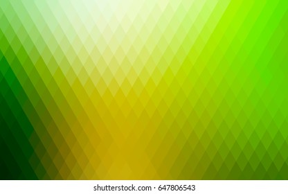 Light Green vector abstract textured polygonal background. Blurry rectangular design. The pattern with repeating rectangles can be used for background.